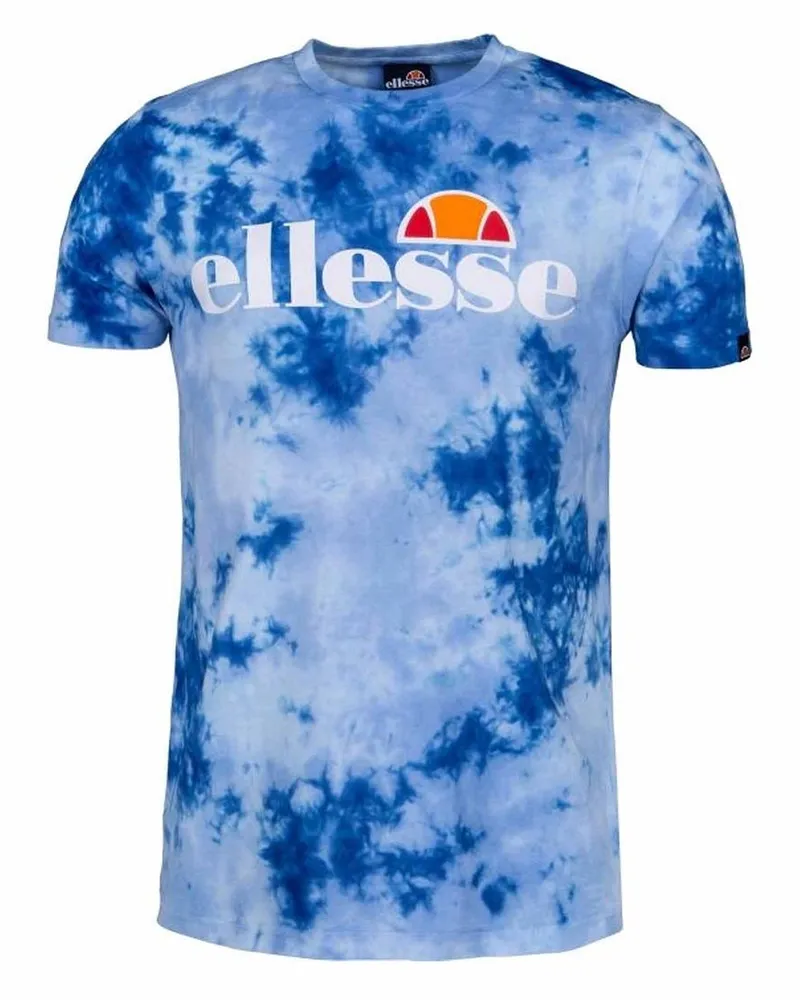 Ellesse Prado Tie Dye Herren Blue T-Shirt Blau