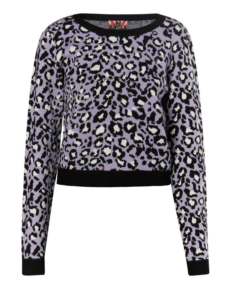 My Mo Strickpullover Damen violett Violett