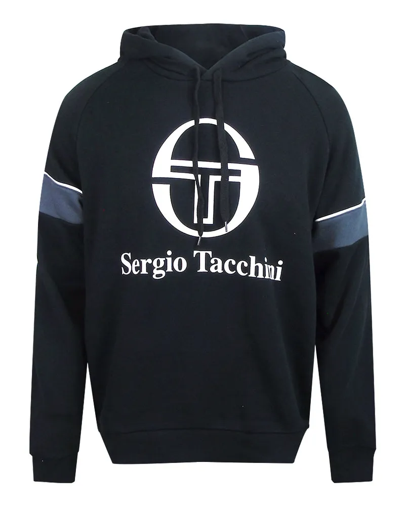 Sergio Tacchini Schwarzer Dealtry-hoodie Von Schwarz