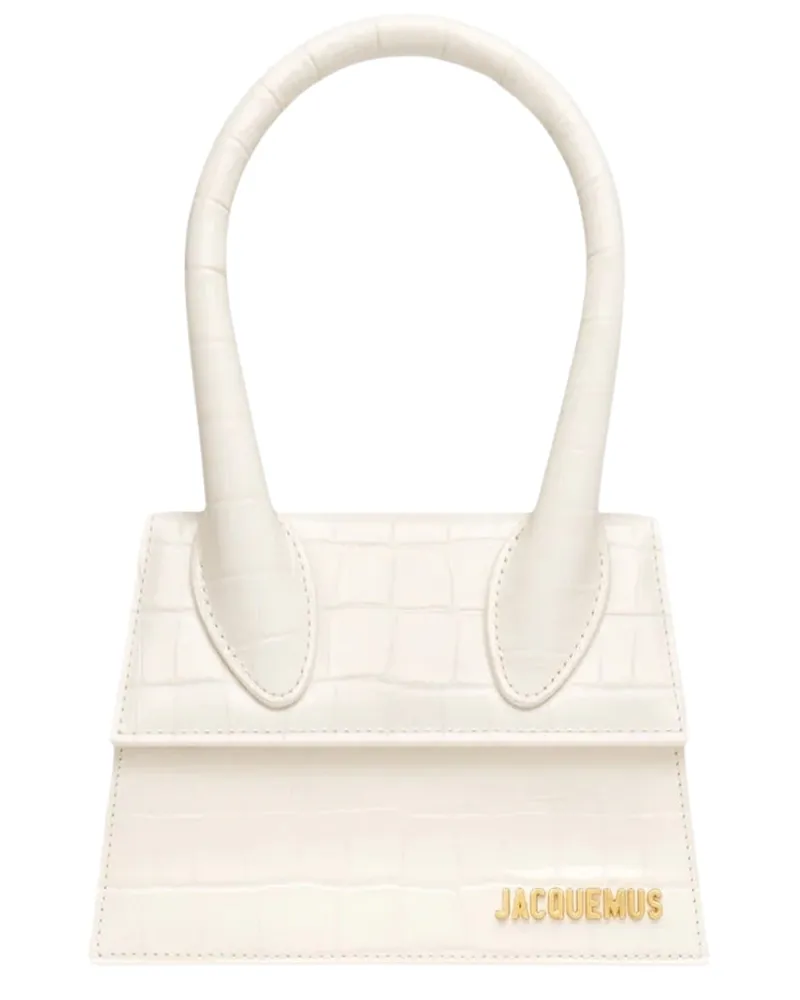 Jacquemus Le Chiquito Moyen Elfenbeintasche Elfenbein