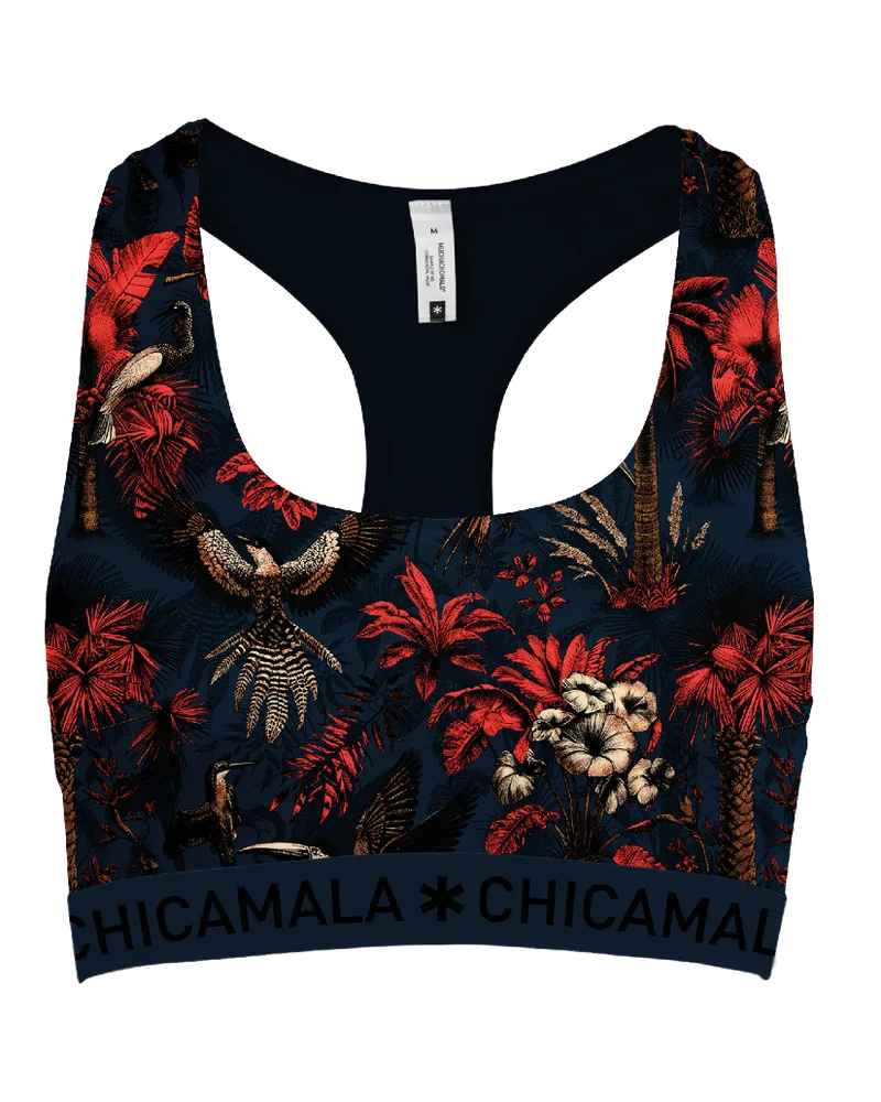 Muchachomalo Chicamala Racerback - Dames Sportbh Mehrfarbig