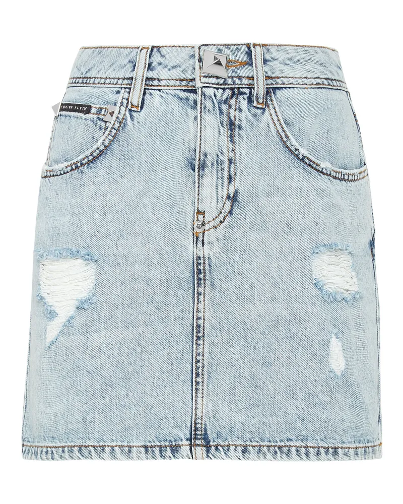 Philipp Plein Minirock Blau