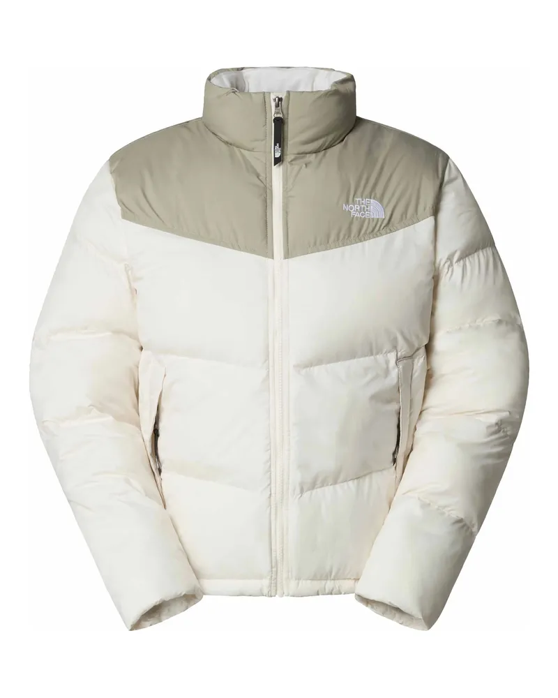 The North Face Saikuru Herren Jacke in Off-White mit Futter Wollweiß