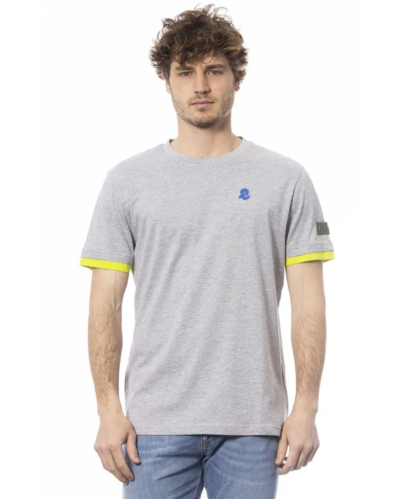 Invicta T-Shirt Kurzarm Rundhals Hellgrau