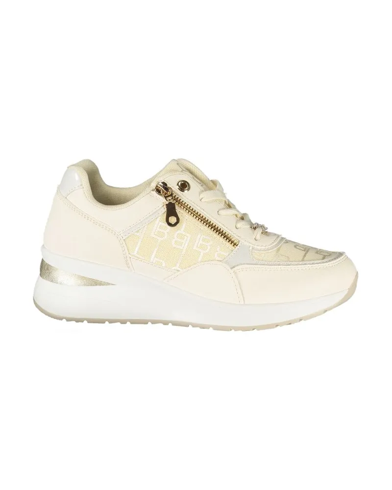 Laura Biagiotti White Polyurethan Damen Sneaker Weiß