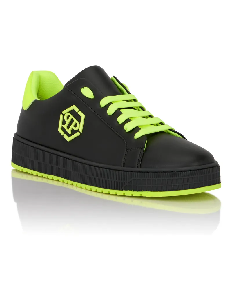 Philipp Plein Sneaker Neon Rock Low-Top - Schwarz Schwarz