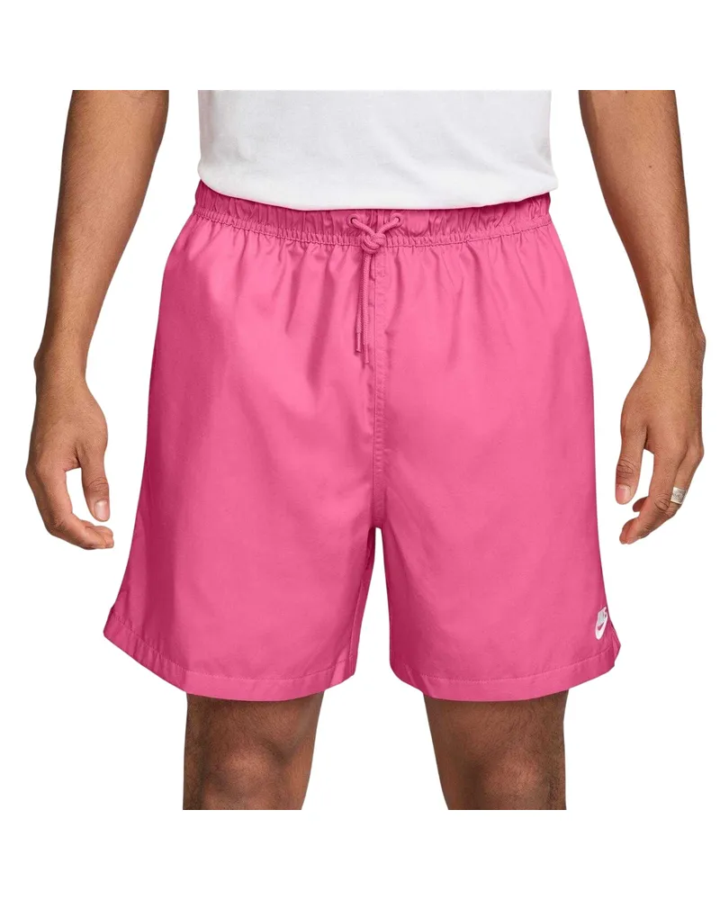 Nike Club Flow" Trainingsshorts für Herren (Pinksicle/Weiß Rosa