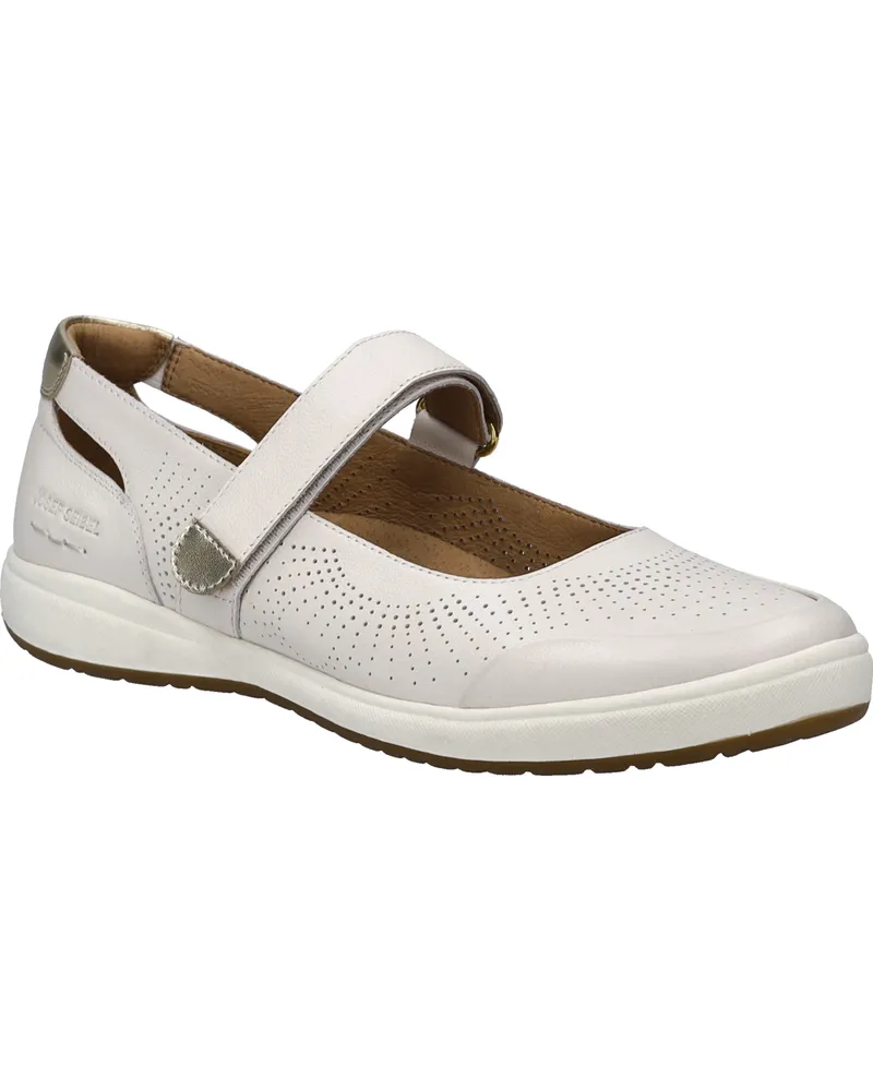 Josef Seibel Damen Halbschuh Caren 68 in weiss-gold Weiß