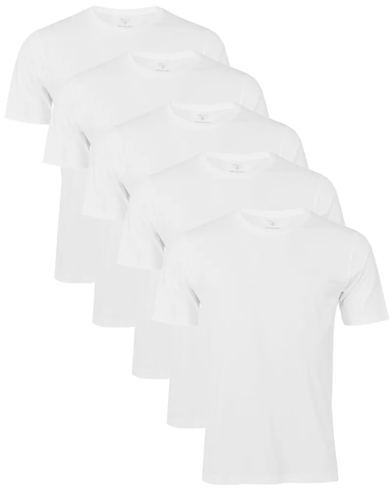 Top Gun T-Shirt TG20213030 5er Pack Weiß