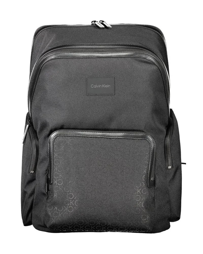 Calvin Klein Polyester Rucksack für Herren - Schwarz Schwarz