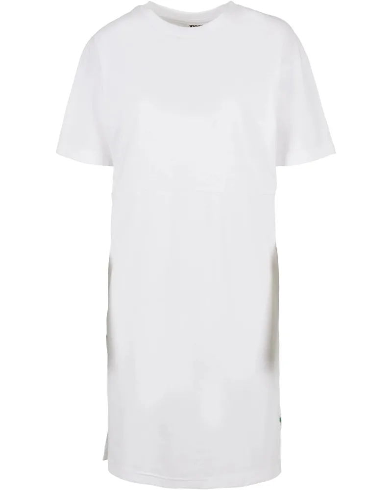 Urban Classics T-Shirt-Kleid Seitenschlitze für Damen (Weiß Weiß
