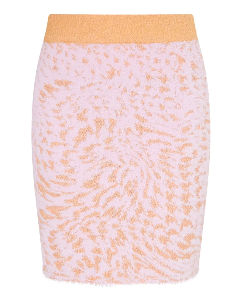 My Mo Strickrock Damen rosa-orange Orange