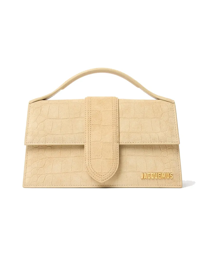 Jacquemus Le Grand Bambino Schultertasche Beige