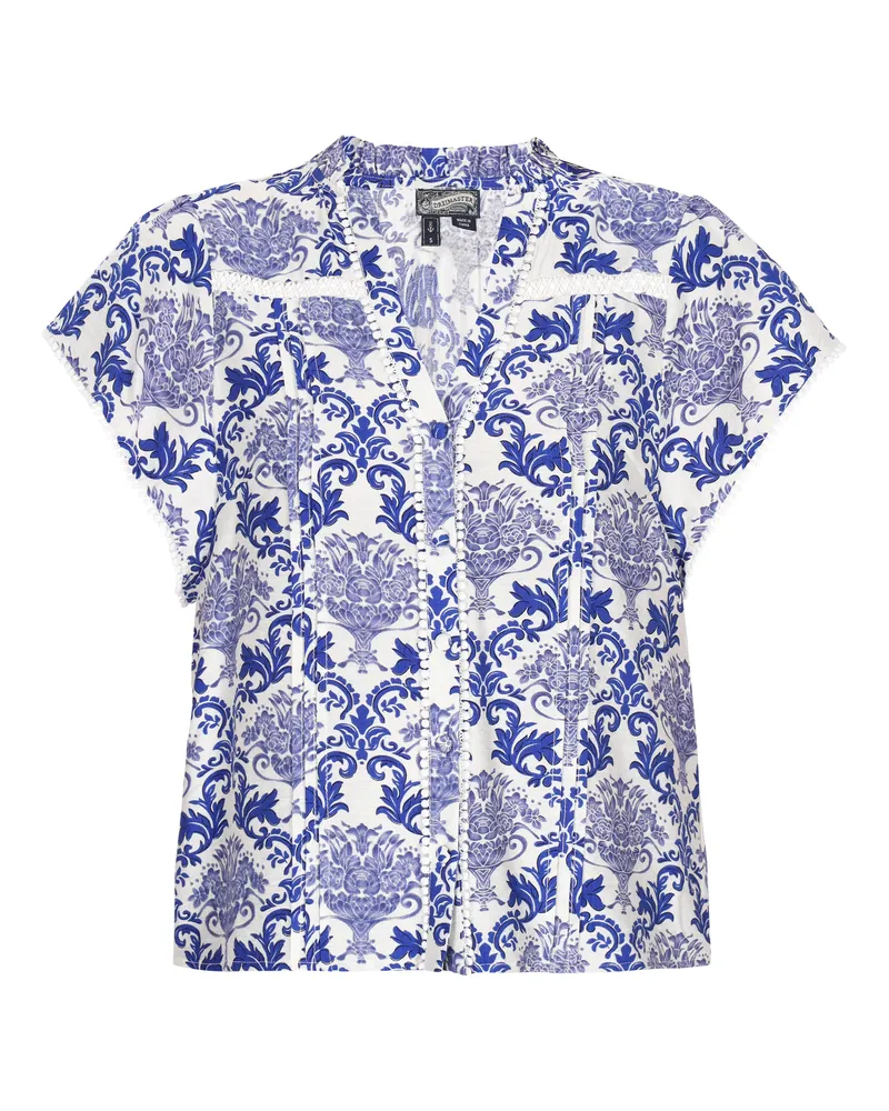 DreiMaster Bluse Frauen Marine Marineblau