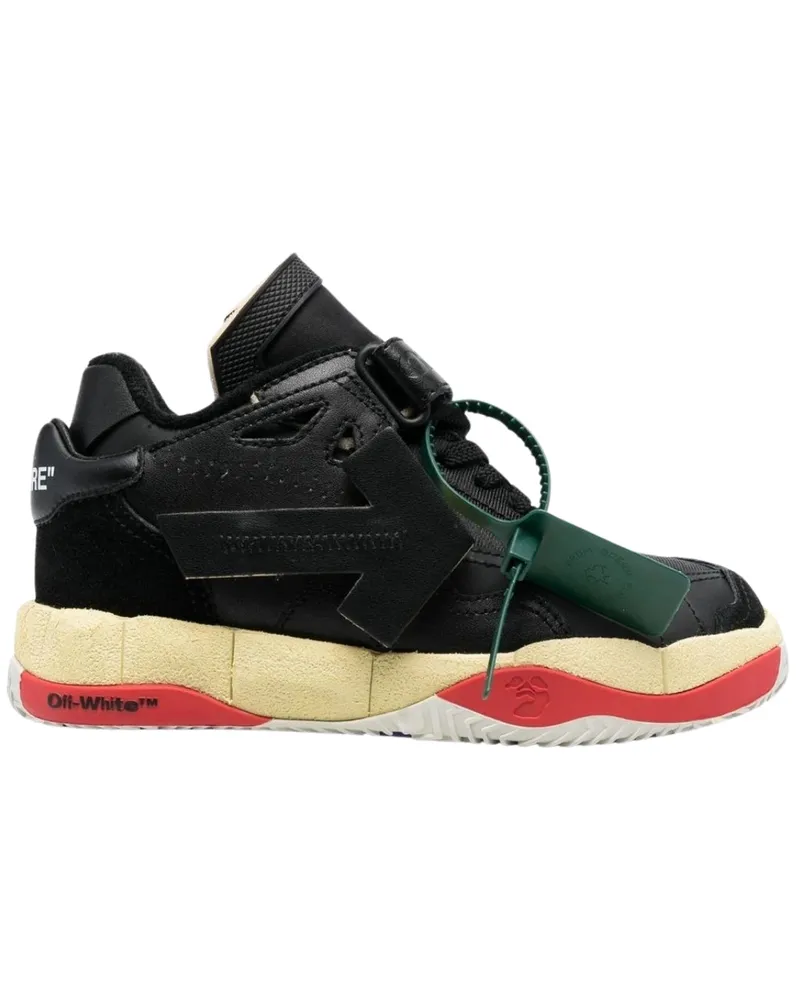 OFF-WHITE Low-Top-Sneaker von Puzzle Couture in Schwarz Schwarz