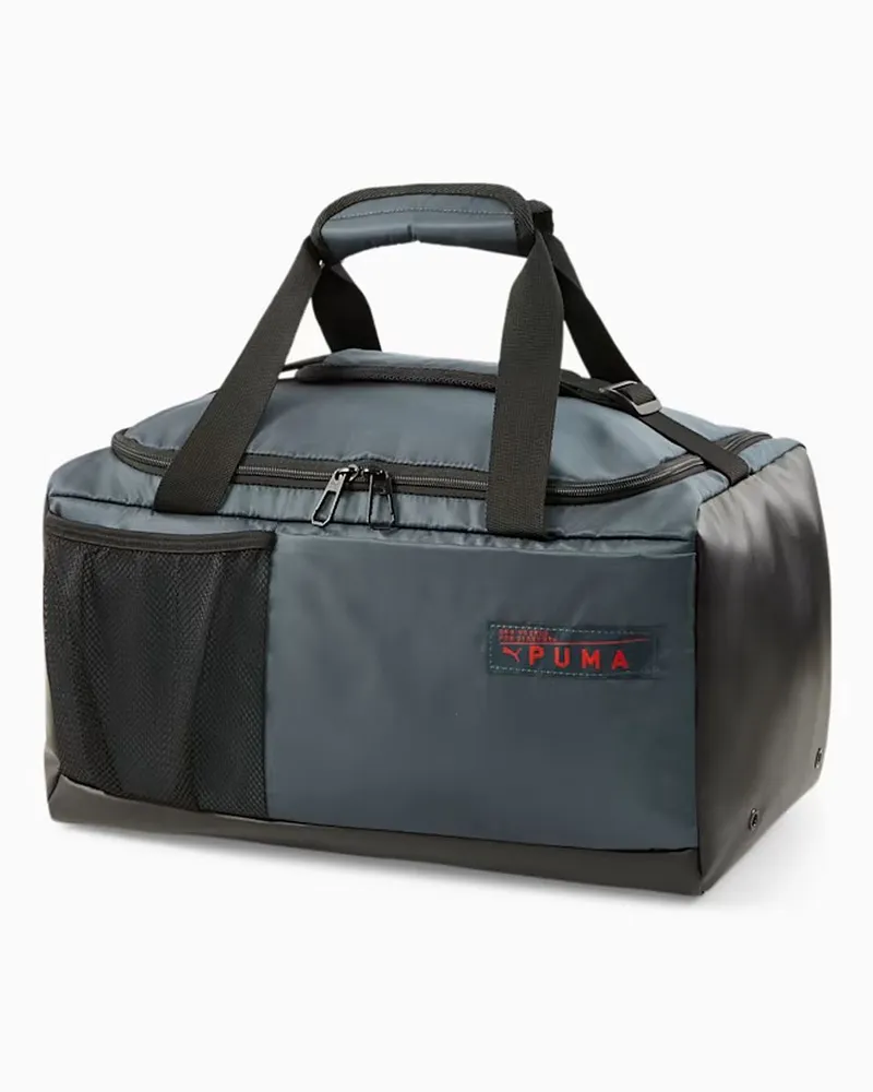 Puma Training kleiner dunkler Slate -Sporttasche Grau