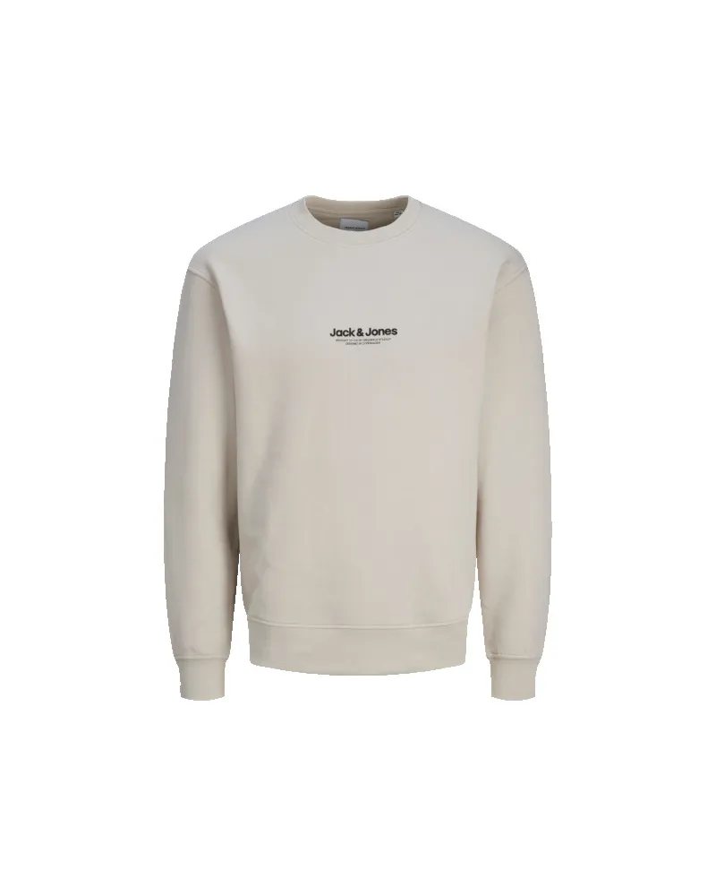 Jack & Jones Vesterbro Sweat Crew Neck  Beige Beige