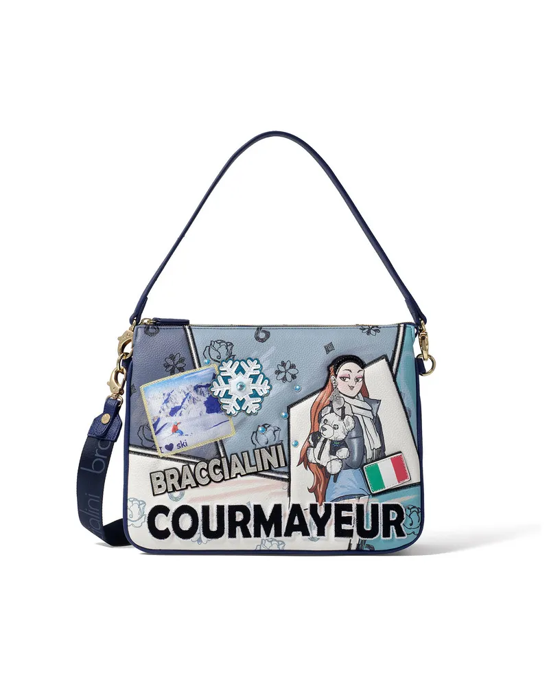Braccialini Handtasche Frauen Himmelblau