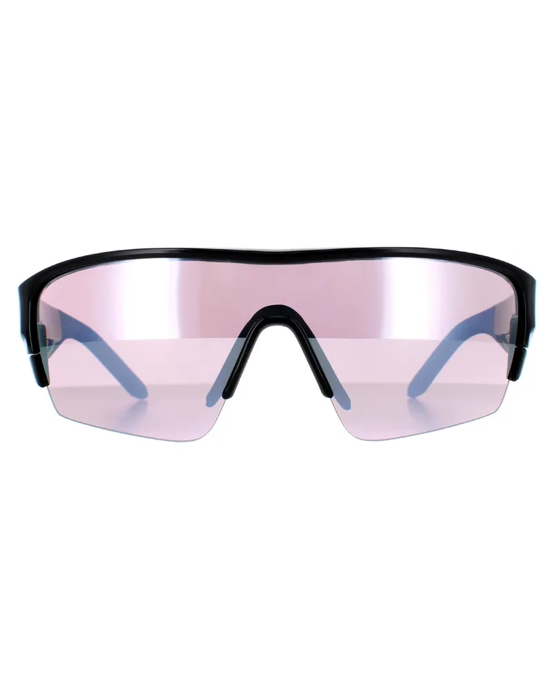 Dragon Semi Rimless Mens Shiny Black Lumalens Silver Ionized & Ersatz Tracer X Schwarz