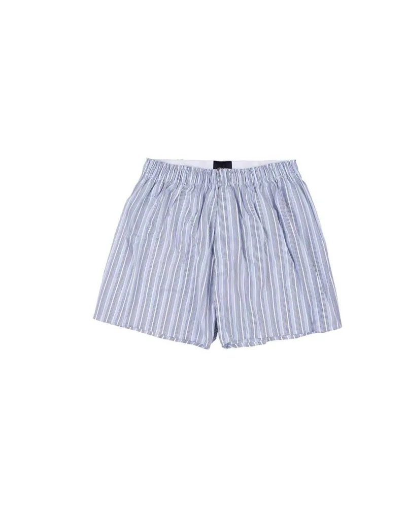 Hackett Hackett Herren Boxer Striped Shorts in Hellblau Blau