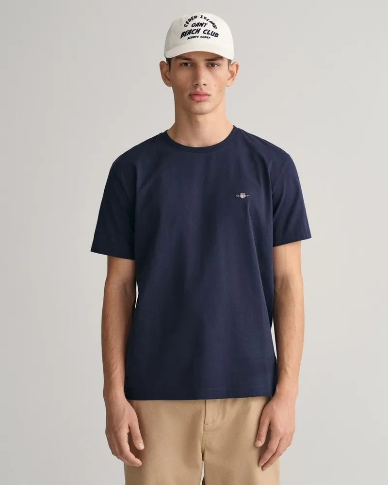 Gant Reg Shield T-Shirt Marineblau