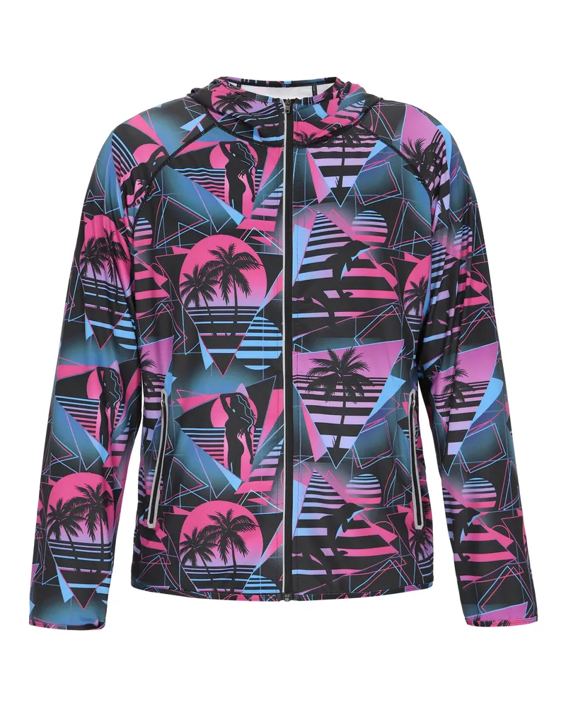 My Mo Jacke Männer schwarz mehrfarbig Schwarz