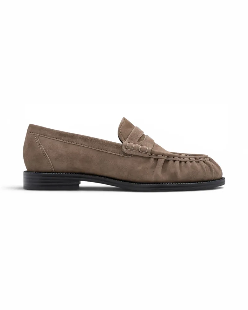 Tamaris Damen Beige Lederloafer Freizeitschuhe – 24251-47 Beige