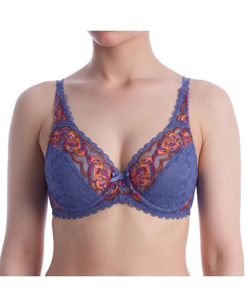 Playtex Flower Elegance Recycled Underwire Bra für Damen P0DC8 Blau