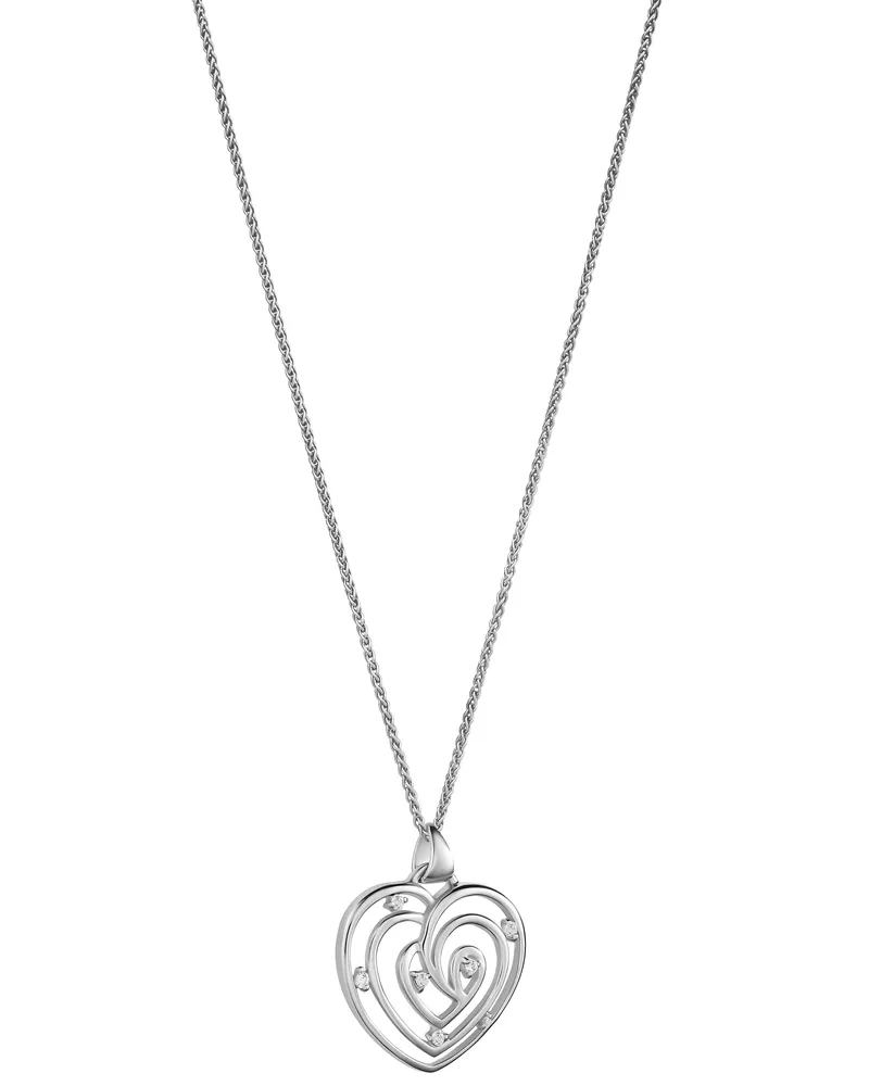 Orphelia Euphoria' Damen Kette aus 925er Sterlingsilber mit Anhänger - Silber ZH-7522 Silber