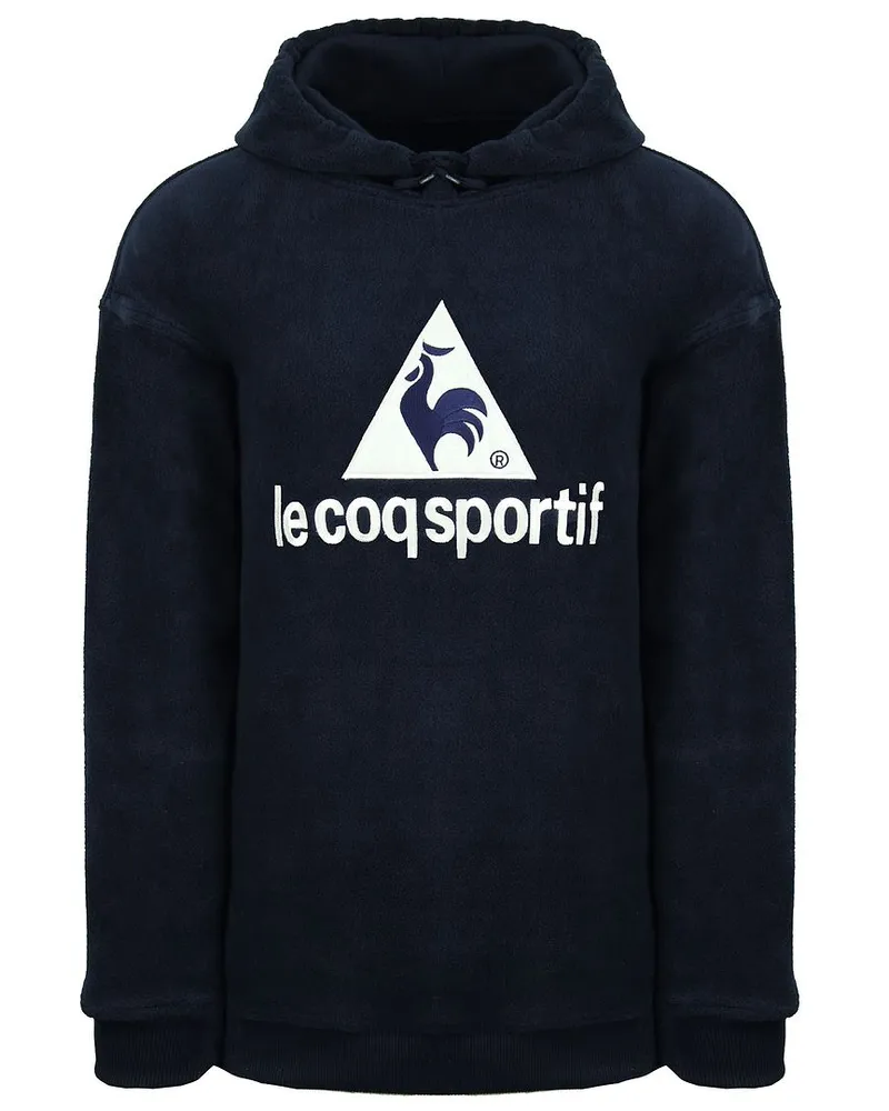 Le coq sportif Big Logo Herren Hoodie in Marineblau Marineblau