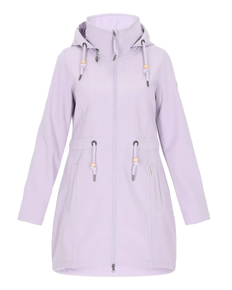 Schmuddelwedda Softshelljacke Frauen helles Lavendel Lila