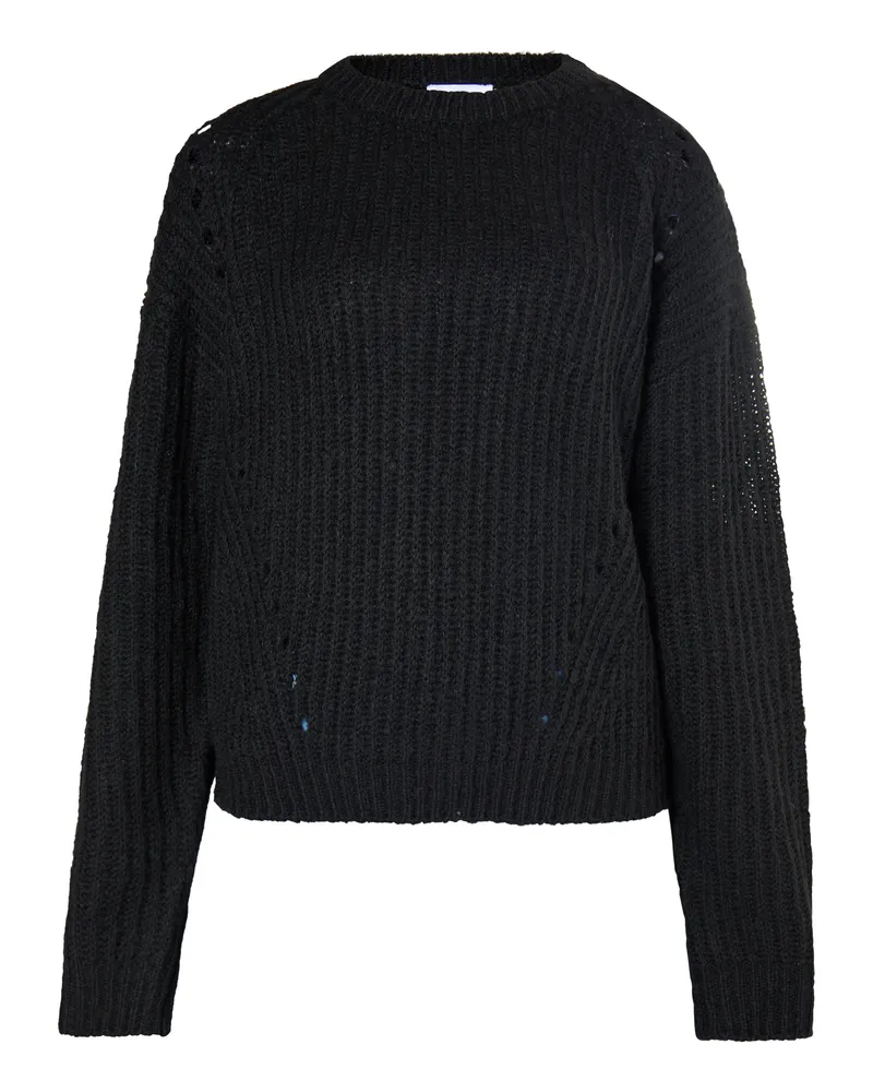 Usha Strickpullover Damen schwarz Schwarz