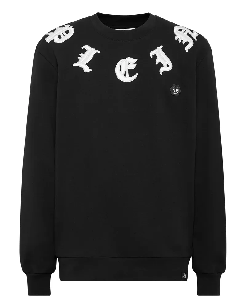 Philipp Plein Sweatshirt "Gothic Plein" - Schwarz Schwarz