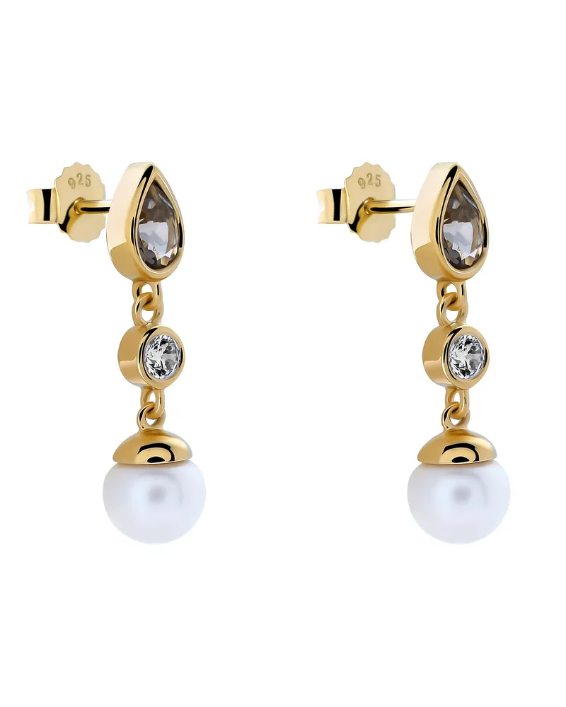 Orphelia Lylou' Tropfenohrringe aus 925er Sterlingsilber für Damen - Gold ZO-7498/G Gold