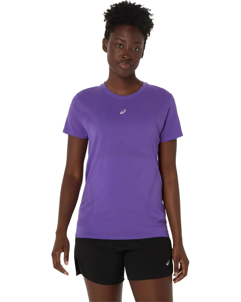 Asics T-Shirt für Damen, Nahtlos, Athletisch, kurzärmlig (Violett Lila