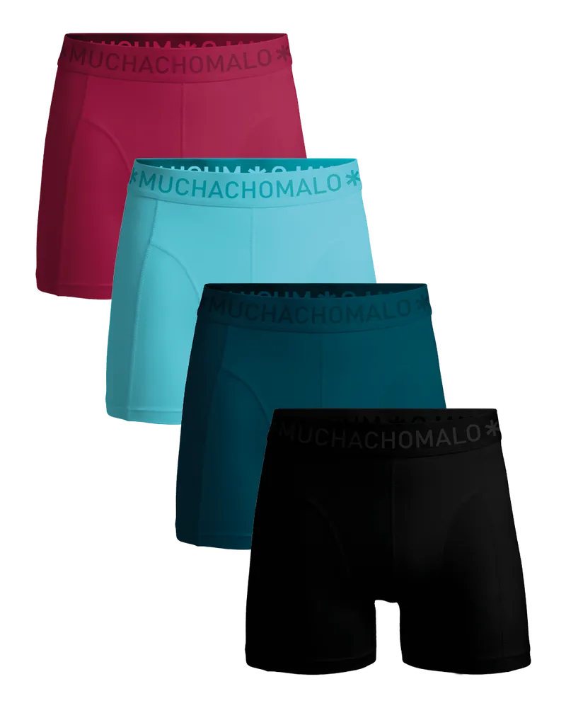 Muchachomalo Herren Boxer Shorts - 4er Pack - Herren Unterwäsche Mehrfarbig