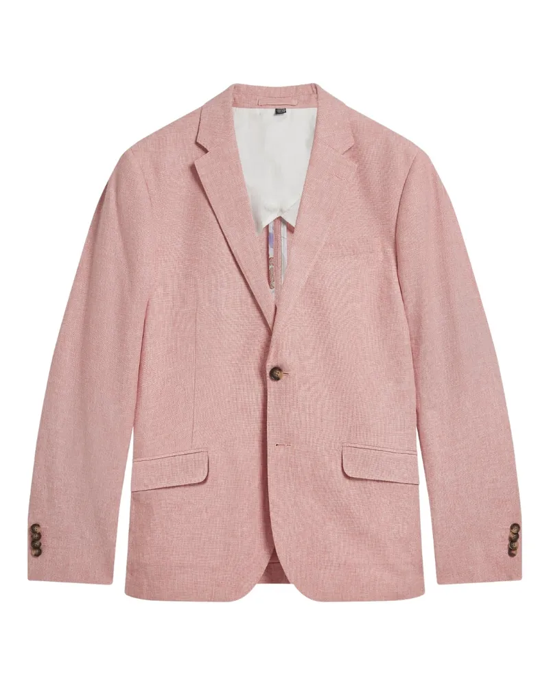 Ted Baker Kenleyj Stretch-blazer Aus Rosa Leinen Altrosa