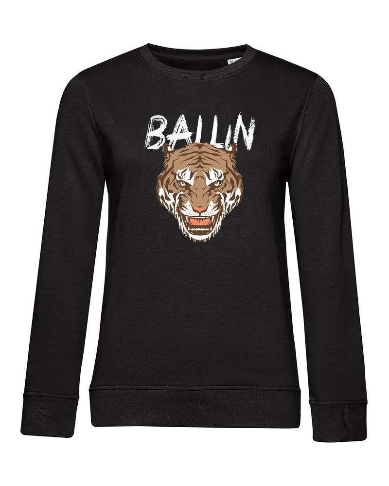 Ballin Tiger Sweater von  Est. 2013 in der farbe Schwarz und in größe S Schwarz