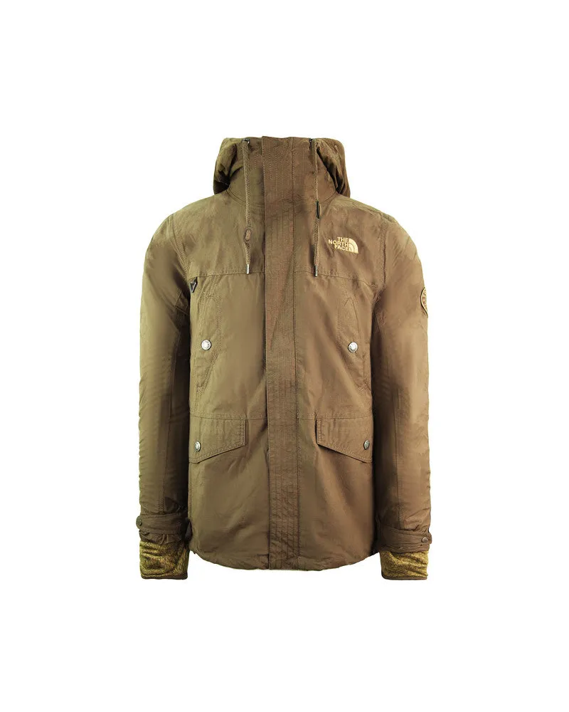 The North Face Gore-Tex Hike Insulated Herren-Triclimate-Mantel in Beige Grün