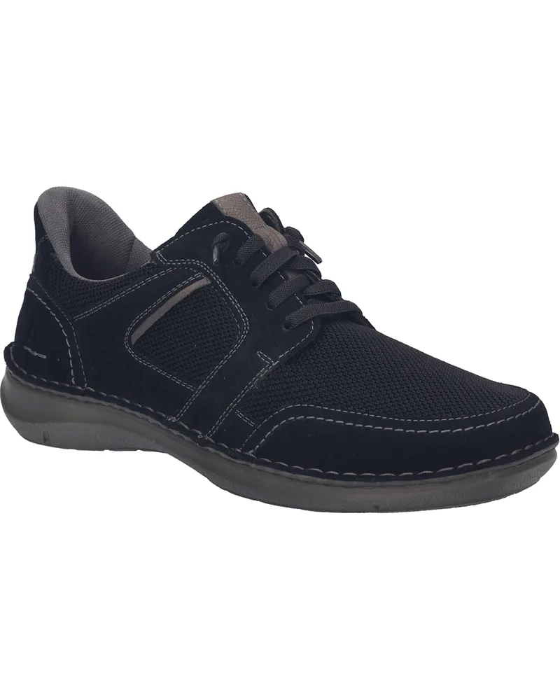 Josef Seibel Herren Halbschuh New Anvers 24 in schwarz-kombi Schwarz
