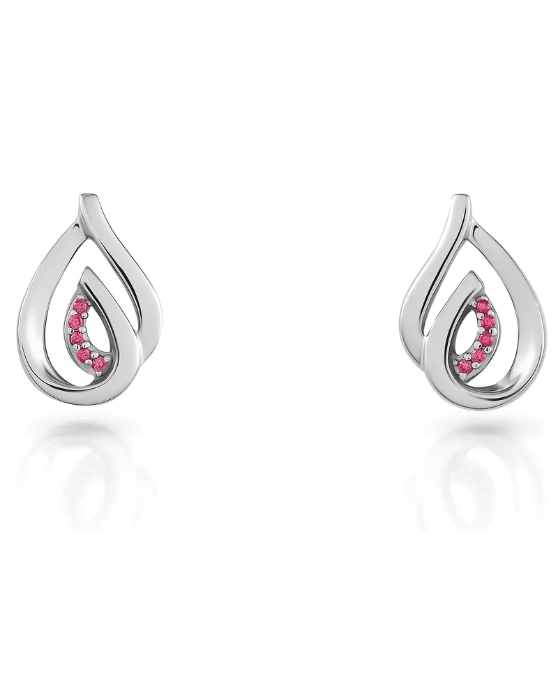 Orphelia Dazzle' Ohrstecker aus 925er Sterlingsilber für Damen - Silber ZO-7518/R Silber