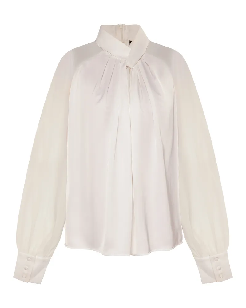 FAINA Bluse Damen weiss Weiß