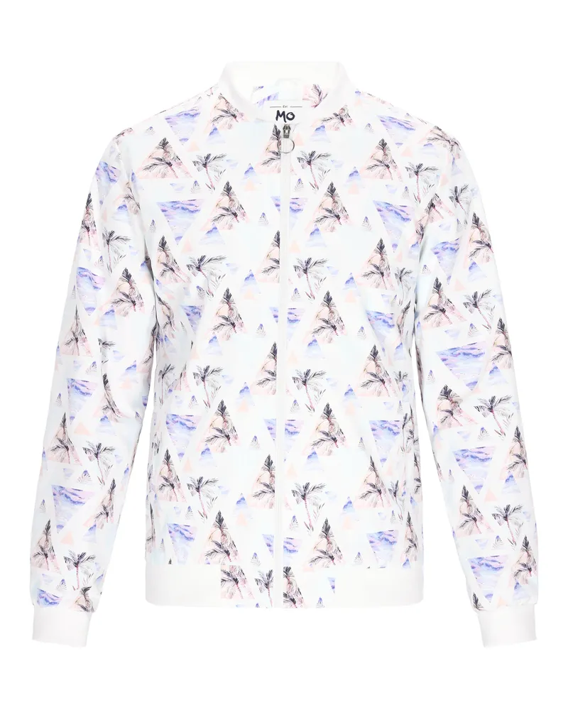 My Mo Jacke Männer creme mehrfarbig Korallenrot