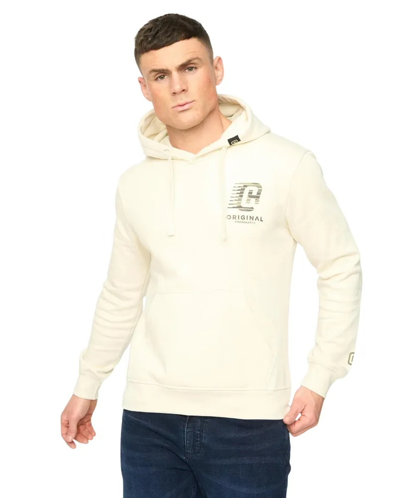 CrossHatch Winchamp" Kapuzenpullover für Herren (Neutral Creme