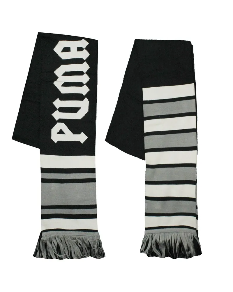 Puma X Fenty Rihanna Lange Varsity Damen Streifen Schal Schwarz