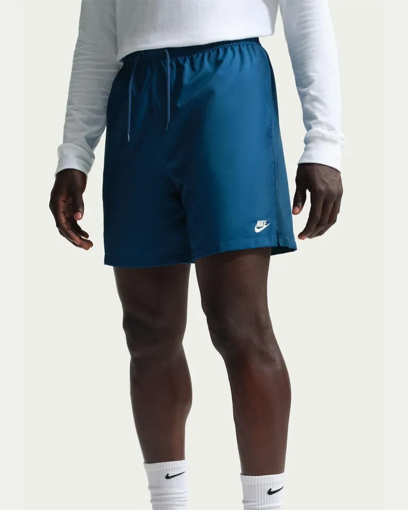 Nike Club Flow" Trainingsshorts für Herren (Hofblau Marineblau