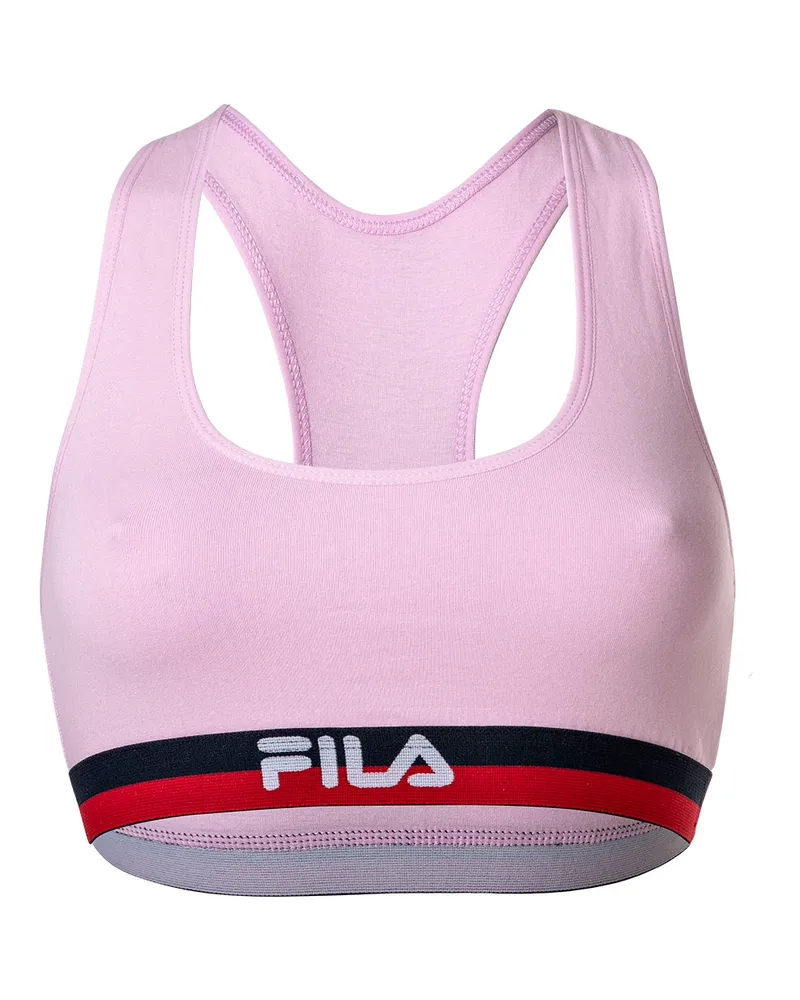 Fila Reggiseno Donna Bustier Stretch Baumwolle Lila