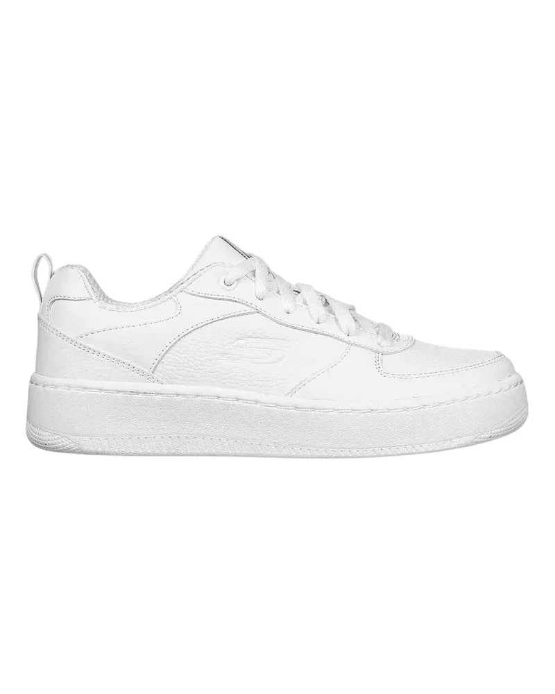 Skechers Sport Court 92 Illustrious" Sneaker für Damen, Leder (Weiß Weiß
