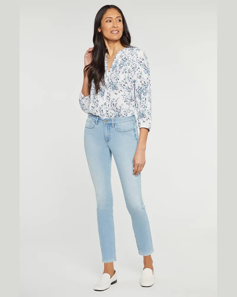 NYDJ not your daughter's Jeans  Alina Slim-Fit-Jeans Hellblau Premium-Denim Hellblau