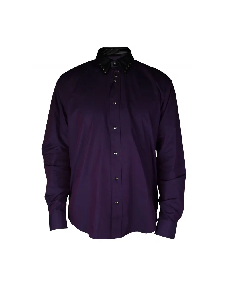 Roberto Cavalli Hemd Violett Lila